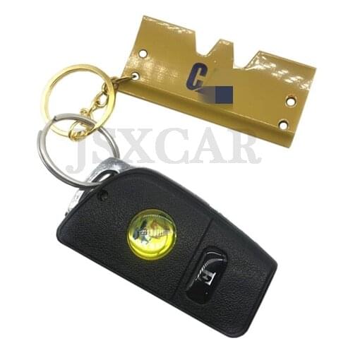 For CATERPILLAR CAT E307 312B ignition start key high-end folding key keychain pendant high quality excavator accessories