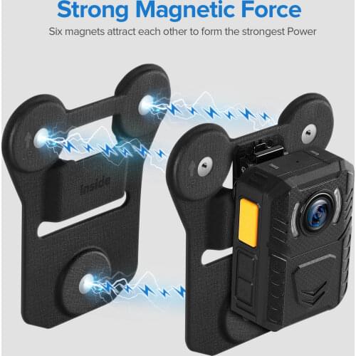 BOBLOV Camera Clip Magnetic Suction Back Clip Contains Magnets Inside and Outside Strong Suction for KJ21 PD70 WA7D N9 T5 Camera
