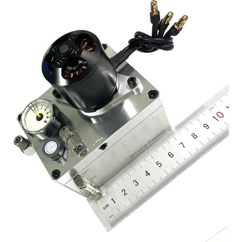 Miniature high pressure brush less integrated pump full CNC adjustable pressure combined precision excavator model pump 7MPa
