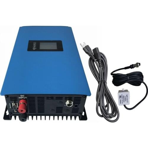 1000W Solar Grid Tie inverter MPPT pure sine wave on grid inverter DC22-65V or 45-90V to 110V/ 230V AC low battery cut off