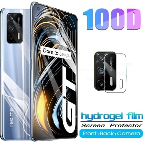 3in1 front back hydrogel for realme gt 5g screen protectors protective for Realme gt g t Readmegt realmi gt neo glass film cover