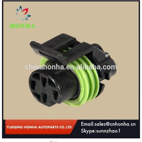 4 Way Black Metri-Pack 150 Sealed Female Connector Assembly, Max Current 14 amps