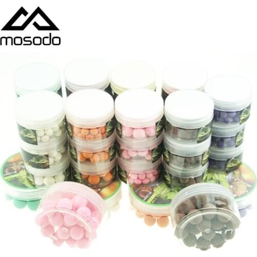 Mosodo 9 bottles/lot Carp Fishing Pop Ups Beads Pop-up floating bait environmental friendly PVA water soluble bait