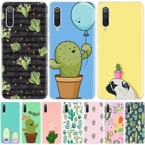 Cactus Vintage Flower Phone Case for Xiaomi Redmi Note 10 9 9S 8T 8 7 8A 7 7A 6 6A 9A 9C S2 K20 K30 Pro Fashion Cover Coque
