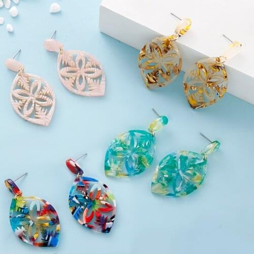 SophiaXuan Hawaiian Earring Wedding Ear Jewelry Womens Drop Earring Earrings 2021 New Arrival Trendy Polynesian Marshall Party