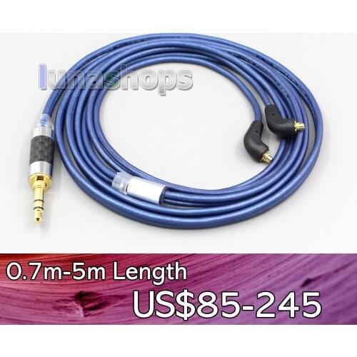 LN006813 2.5mm 4.4mm XLR 3.5mm High Definition 99% Pure Silver Earphone Cable For Etymotic ER4SR ER4XR ER3XR ER3SE ER2XR ER2SE