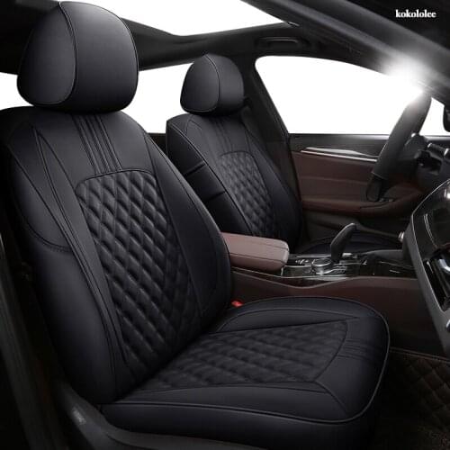 KOKOLOLEE Custom Leather car seat covers For BMW 3/4 Series E46 E90 E91 E92 E93 F30 F31 F34 F35 G20 G21 F32 F33 F36 car seats