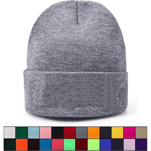 MEGE Mens Skullies Beanie Winter Hats for Woman Colorful Knitted Solid Cute Girls Cap Autumn Female Bonnet Femme Hiver Gorro