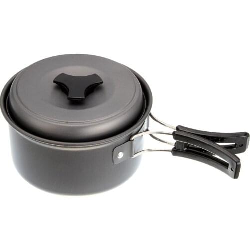 New Backpacking Cooking Picnic Bowl Pot Pan Outdoor Camping Cookware 8pcs/Set