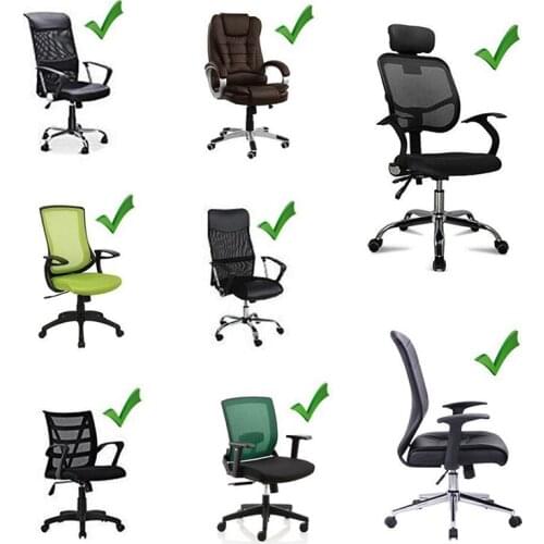 New Slow Rebound Memory Foam Armrest Cushion Pad Chair Mat Elbow Rest Cover