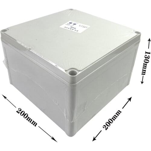 200x200x130mm Outdoor Waterproof Case Enclosure Plastic Box Electronic Project Case Waterproof Junction Box for Electronics
