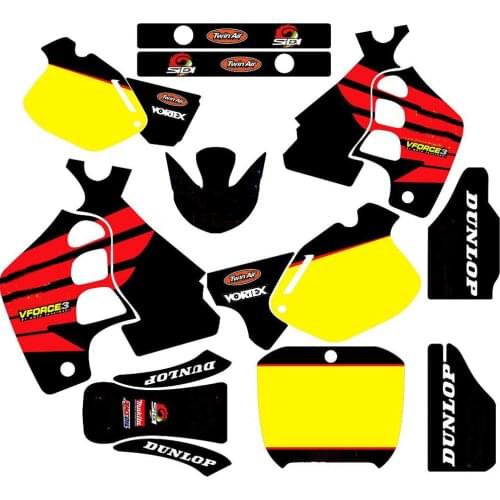 Full set of 3M Stickers kits Motorcycle Graphics Backgrounds Decals for Honda CR500R CR500 1989 1990 1991 1992 1993 500 CR 500R