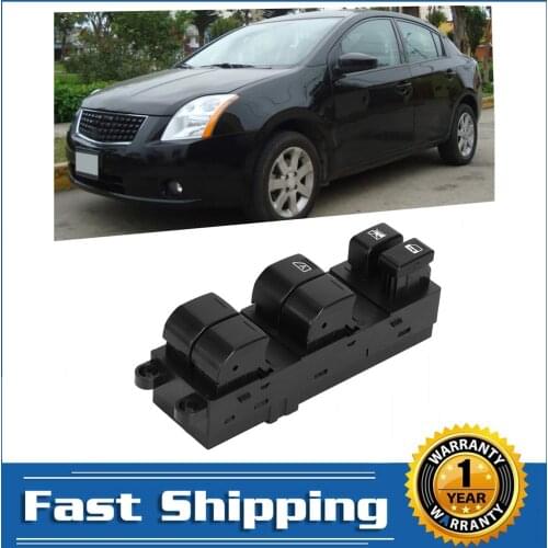 Electric Power Window Master Control Switch Button Console for Nissan Sentra Pathfinder 25401-ZJ60A 25401-ZJ80A 25401ZJ60A F156
