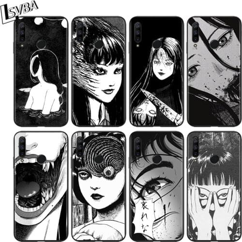 Anime Horror Comics for Huawei Honor 30 20 10 9S 9A 9C 9X 8X MAX 10 9 Lite 8A 7C 7A Pro Silicone Black Phone Case