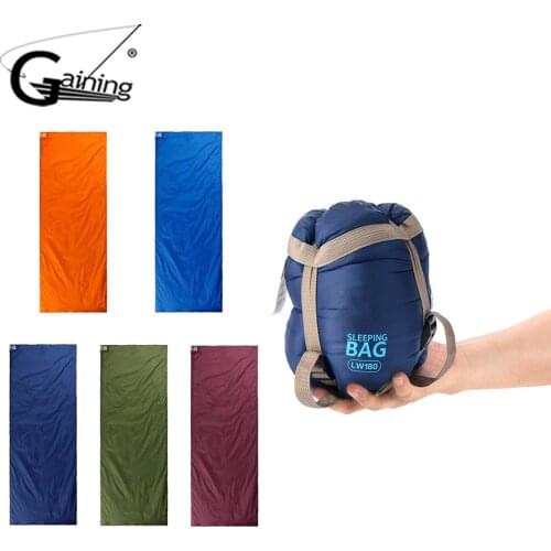 Outdoor Envelope Sleeping Bag Camping Travel Hiking Ultralight Sleeping Bag Waterproof Travel Bag Hiking for 3 Season 190 * 75cm