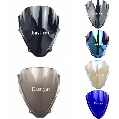 GSXR600 Motorcycle Double Bubble Windshield Wind Screen For Suzuki GSXR 600 750 K6 2006 2007 06 07