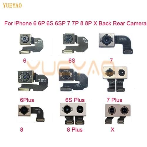 Back Camera For iPhone 6 6S 6 Plus 6S Plus 7 7 Plus 8 8 Plus X Rear Camera Flex Cable Ribbon, For iPhone Back Rear Camera