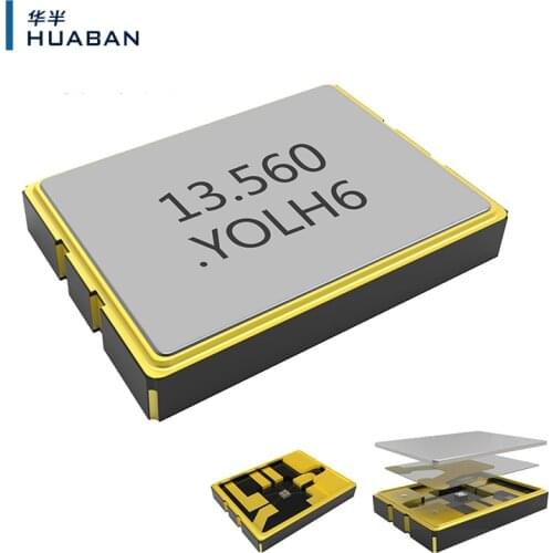 10PCS 13.56MHZ SMD 3225 3.2*2.5mm 3.3V 25PPM -40~+85℃ OSC Active Crystal Oscillator