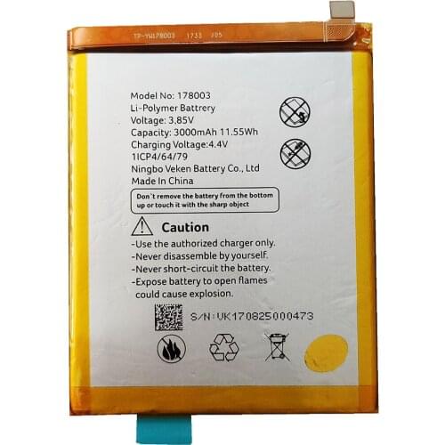 100% Original 3000mAh 178003 battery for VERNEE M5 Lenovo K350t K5 / Wind Air W1452 Smart phone High quality Long standby time