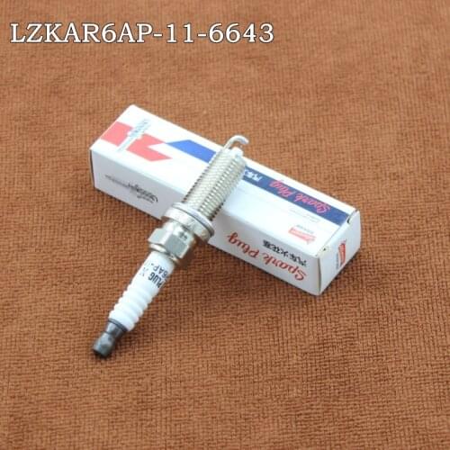 4PCS/SET Platinum Engine spark plug for Nissan NV200/Tiida/March/X-TRAIL/Qashqai/SUNNY LZKAR6AP-11-6643 (MUST TELL CAR VIN)