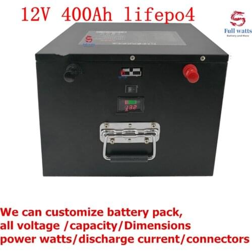 12v 100Ah 200Ah 300Ah 400Ah LiFePo4 Battery 12.8v 320A Deep Cycle For Vehicles power station solar energy 12V EV RV storage