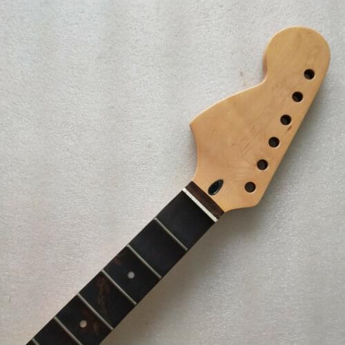 Gloss Full scalloped Guitar Neck 22 Fret Maple for ST style reverse headstock