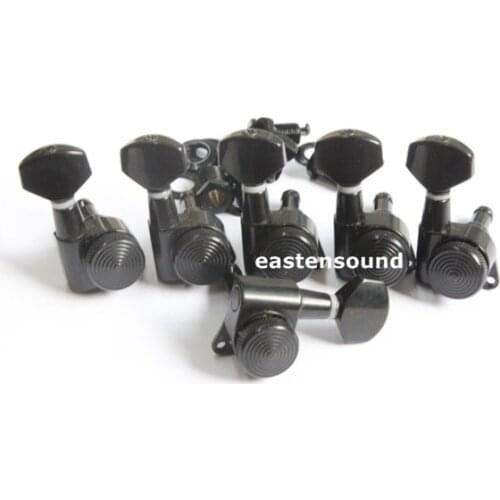 Wilkinson 6R Black Guitar Locking Tuners JN-07 SP Lock