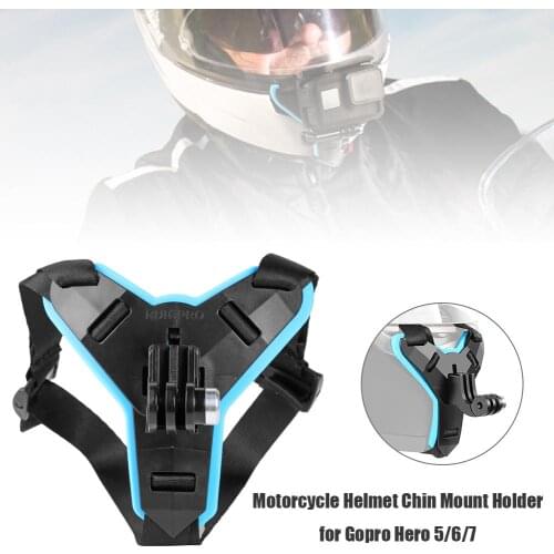 Motorcycle Helmet Chin Mount Holder for Gopro Hero 5/6/7 Action Sports Camera Accessories
