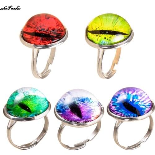 Elegant Vintage Stainless Steel Rings For Women Bohemia Oval Tiger Eye Stone Obsidian Engagement Rings Jewelry