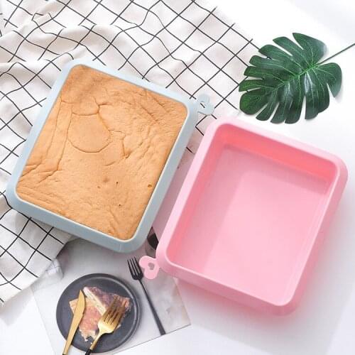 Square Toast Bread Baking Pan Mold Rectangular Mousse Cake Mold Tray DIY Household Non-stick Oven Baking Tools 28*23.5*6.2cm