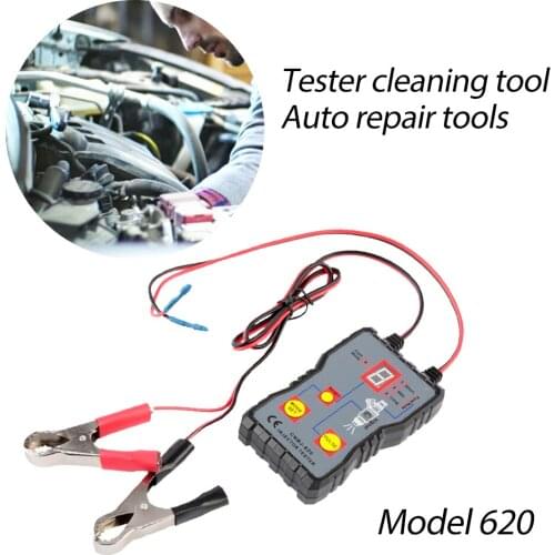 Fuel Injector Flush Cleaner Adapter Fuel Injector Tester 12V 4 Pulse Modes Car Fuel Pressure System Diagnostic Tool