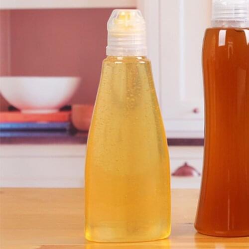 Kitchen 400g Empty Plastic Squeeze Bottle Condiment Dispenser Reusable Container For Portable Travel Salad Sauce Ketchup Honey