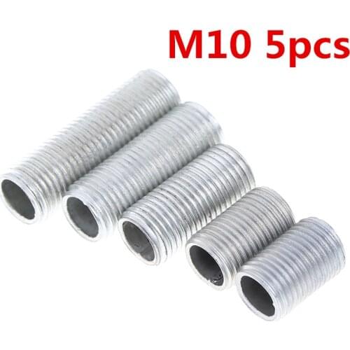 M10 5pcs Hollow Threaded Tube Hollow Screw Lamp Cap Fixing Screw Hollow Screw Outer Diameter 10mm Thread Distance: 1mm