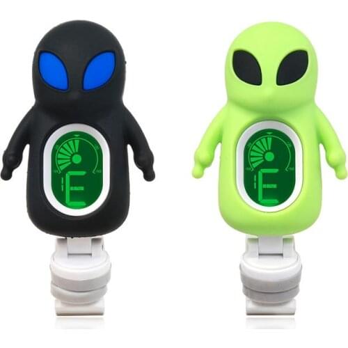 2019 New A71 Cartoon For Alien Styling Guitar Electronic Mixer Musical Instrument Guitar Accessories Tuner Swivel Clamp