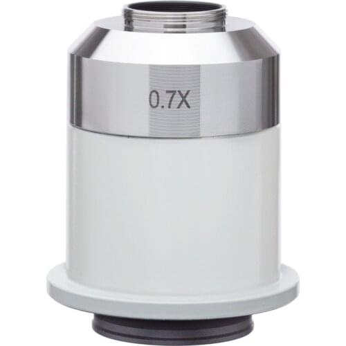 AmScope 0.7X Stainless Steel C-mount Camera Lens for Nikon Microscopes AD-C07-NIK