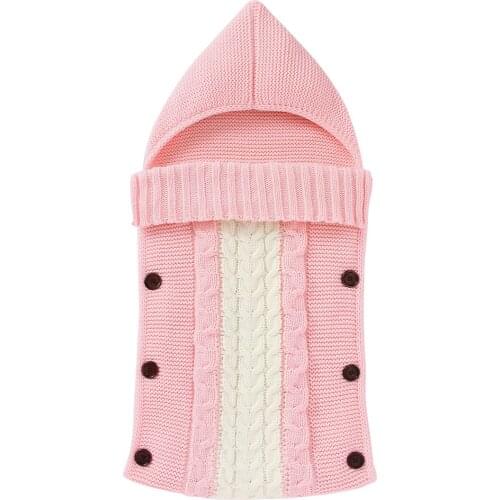 2021 Solid Baby Sleeping Bags Warm Autumn Winter Infant bebes Stroller Swaddle Sleepsack Newborn Boy Girl Envelope Sleeping Bag