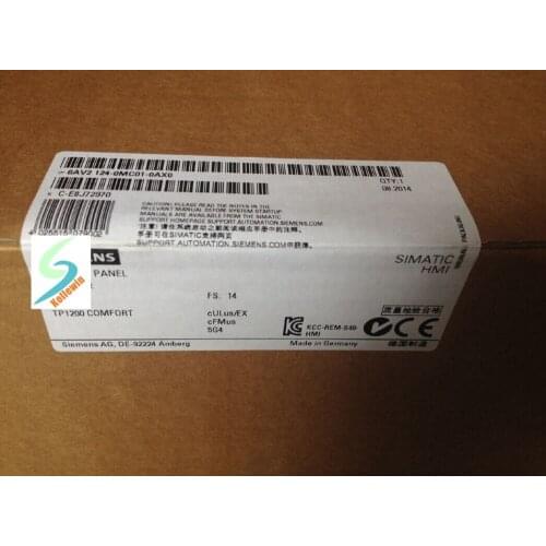 Original SIMATIC 6AV2124-1MC01-0AX0 HMI KP1200 COMFORT, 12" TFT-DISPLAY WINDOWS CE 6.0 6AV21241MC010AX0 NEW 6AV2 124-1MC01-0AX0