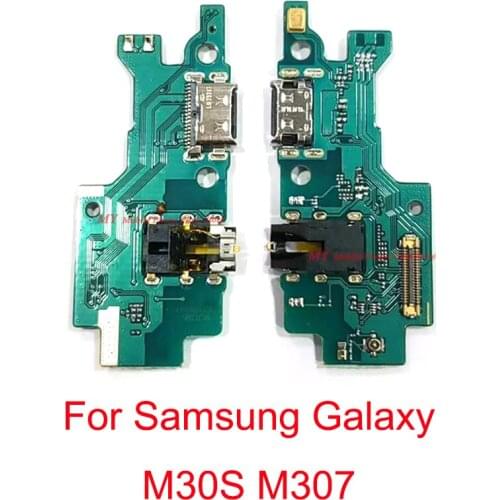 10 PCS New For Samsung Galaxy M30S M307 USB Charge Charging Port Board Dock Connector Flex Cable Charger Port Flex Ribbon Part