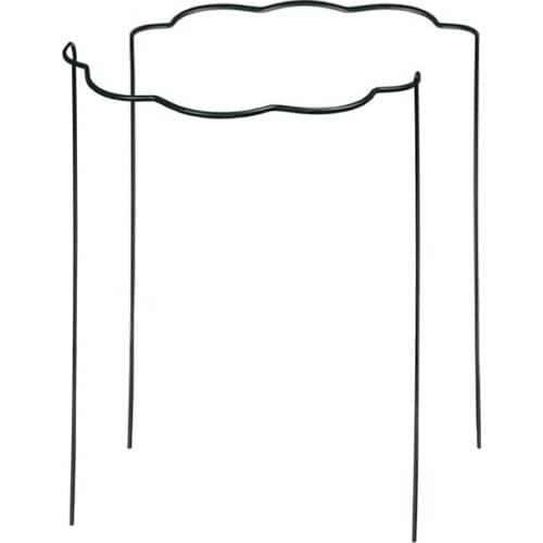 Plant Support Garden Stake, Wave Border Plant Stem Support Ring Cage for Climbing Plants Flowers Vine