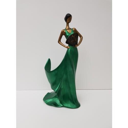 AROSE WOMEN DECOR ŞİŞELİK ŞARAPLIK GREEN COLOR