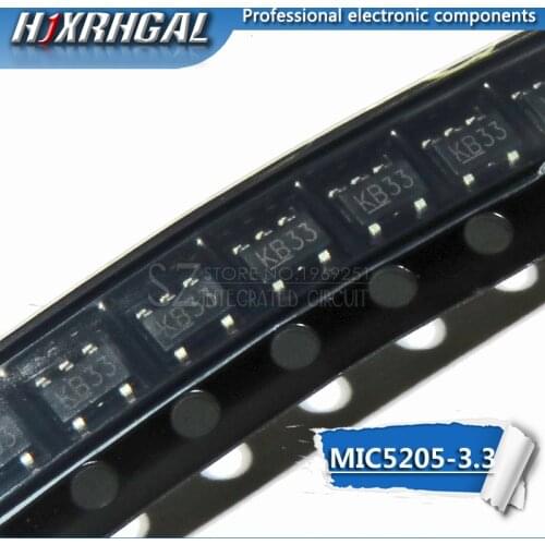 1pcs 5205 MIC5205-3.3YM5 KB33 SOT23 screen SOT23-5 package LOD regulator