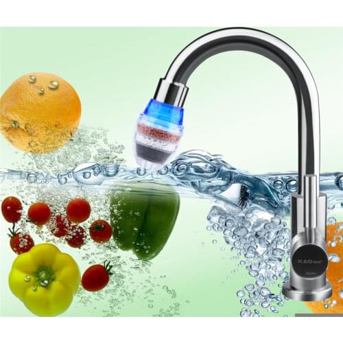 1pcs Mini Kitchen Faucet Tap Water Purifier Home Mini Carbon Accessories Water Clean Purifier Filter with Filtration Cartridge