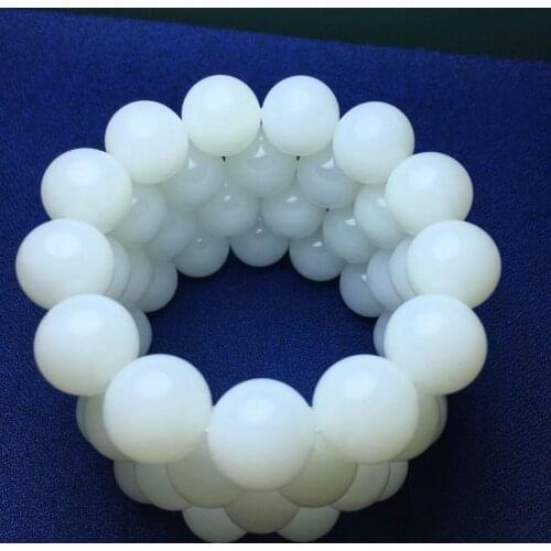 16mm Rare Sea Tridacninae Mala bead bangle Giant Clam tridacna Organic gem Bracelet Amulet