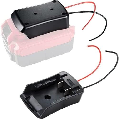 Battery Adapter for Black&Decker 20V Battery Power Wheels Adaptor Dock Power Connector Holder Power Mount with 14 Gauge Robotics