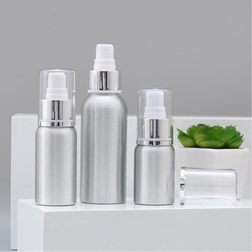 30ml/50ml/100ml/120ml Aluminum Spray Bottle Portable Mini Perfume Bottles Empty Refillable Cosmetic Sprayer Atomizer
