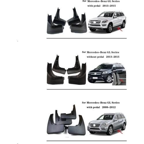 Car Mudflap for Mercedes Benz GL Class 2008~2015 Fender Mud Guard Splash Flap Mudguard Accessories GL350 GL400 GL450 GL500