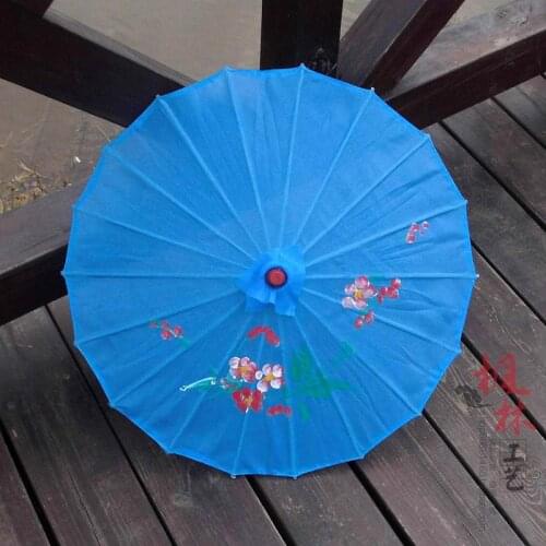 1PCS Chinese Handmade Paper umbrella party Craft Oil Paper Umbrella Classical Tradition Ancient Dance Wedding Cosplay Parasol