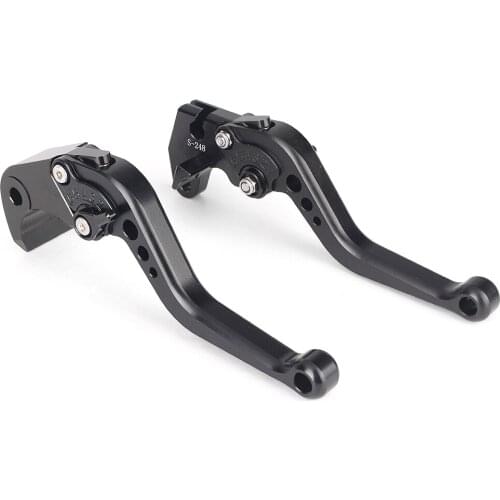 Black Short Brake Clutch Levers For Suzuki GSXR600 GSXR750 K4 2004 2005 GSXR GSX-R 600 750 CNC Aluminum Motorcycle Accessories