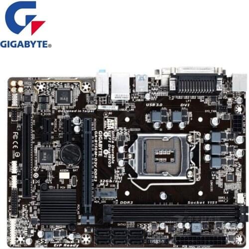 For Gigabyte GA-B150M-D3V DDR3 B150M-D3V DDR3 DDR3 Motherboard LGA 1151 For Intel B150 Used Desktop Mainboard PCI-E X16 3.0