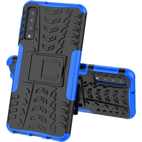 For SAMSUNG Galaxy A7 A9 2018 A9 Star Cover Case Armor Silicone Rugged Hard Plastic Case For Galaxy A8 2018 Plus With Holder